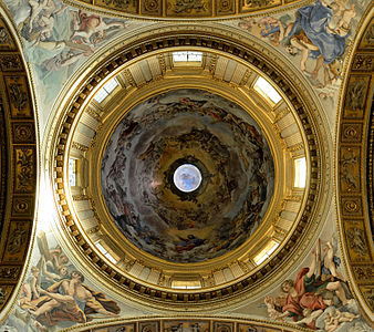 Affreschi di Pietro da Cortona nella cupola di Sant'Andrea della Valle a Roma (1622-1627)