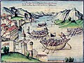 Rückzugs der Zürcher über den See im November 1440 in der Eidgenössischen Chronik