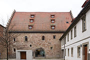 Schweinfurt, Ebracher Hof, Scheunengebäude, jetzt Stadtbücherei