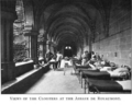 Thumbnail for File:Scottish Women's Hospital - Royaumont Unit - Views of the cloisters at the Abbaye de Royaumont 01.png