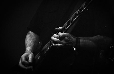 Arkley singer-guitarist Seventh Angel at Blast of Eternity 2012.