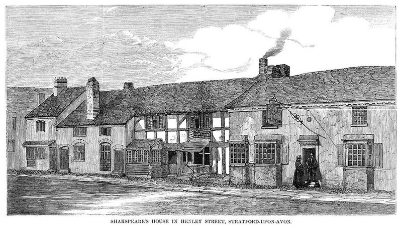 File:Shakespeare's house in Henley Street, Stratford-upon-Avon - ILN 1847.jpg