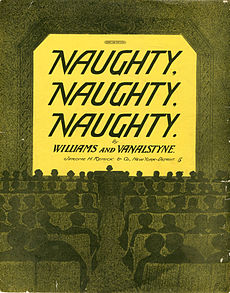 Sheet music cover - NAUGHTY, NAUGHTY, NAUGHTY (1911).jpg