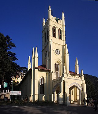 <span class="mw-page-title-main">Christ Church, Shimla</span> Anglican church in Shimla, India