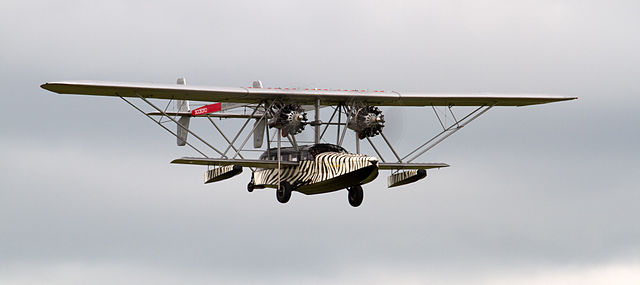 replica of Osa's Ark - a Sikorsky S-38 used to explore Africa in the 1930s.