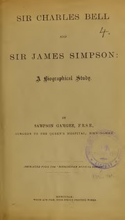 Thumbnail for File:Sir Charles Bell and Sir James Simpson - a biographical study (IA b22447556).pdf