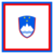 Slovenian presidentin lippu