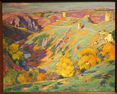 La Sédelle en octubre en Crozant (hacia 1923)