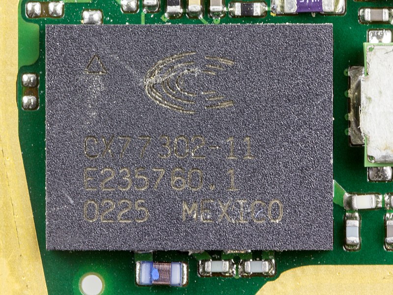 File:Sony Ericsson 1130601 - mainboard - Conexant CX77302-11-9706.jpg