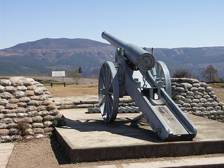 Long Tom Cannon in the pass between Sabie and Lydenburg