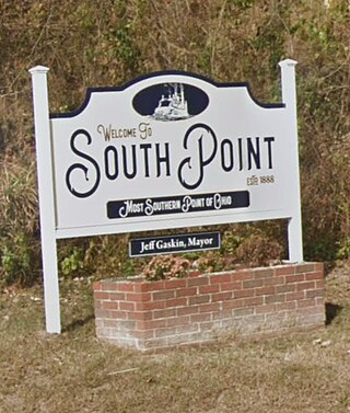 <span class="mw-page-title-main">South Point, Ohio</span> Village in Ohio, United States