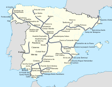 Spain High Speed Rail 2013.svg