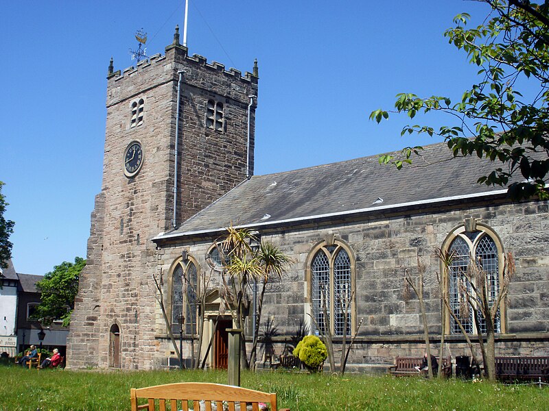 File:St Chad's Church, Poulton-le-Fylde from south.jpg
