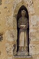 Statue du chevet de l'église (Saint-Jean-de-Livet, Calvados, France).jpg