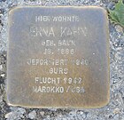 Stolperstayn fur Erna Kan