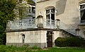 Terrazza e pianerottolo esterno, affacciati sul giardino.