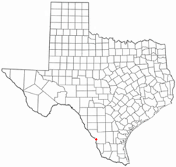 Location of Laredo in Texas