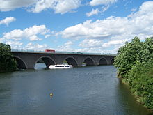 Autobahnbrücke über die Talsperre Pöhl