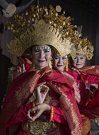 印度尼西亚帕加尔阿兰的Kebagh舞