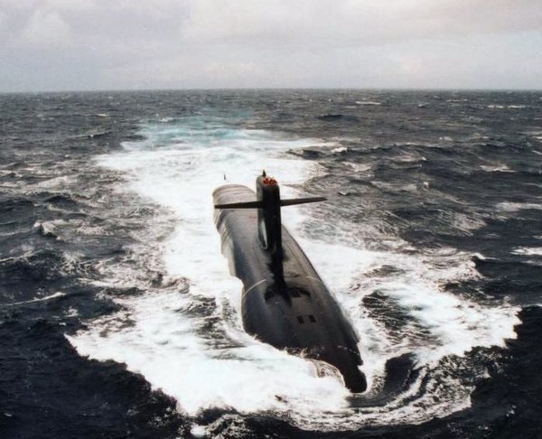 One of France's Triomphant-class nuclear-armed submarines, Le Téméraire (S617)