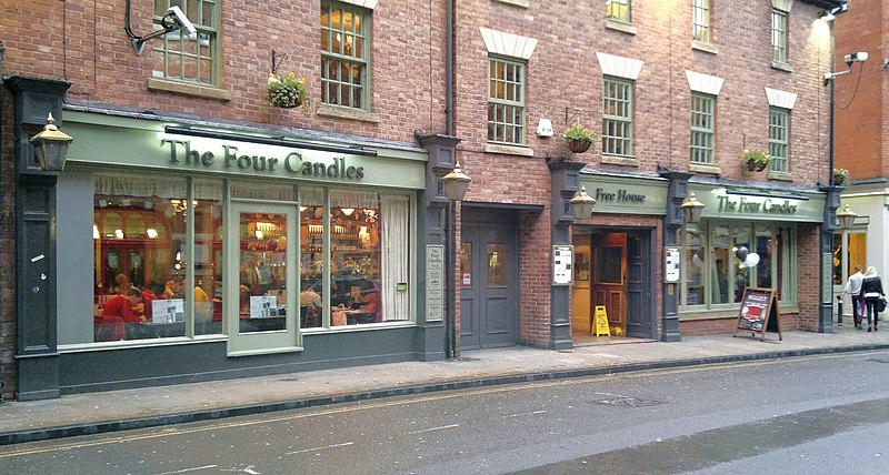 File:The Four Candles, 51 George Street, Oxford, OX1 2BE on 4 Nov 2012.jpg