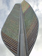 The Millennium Feather in Woolston, Southampton commemorates the area's connection to flight and sailing. The Millennium Feather, Woolston, Southampton - geograph.org.uk - 22106.jpg