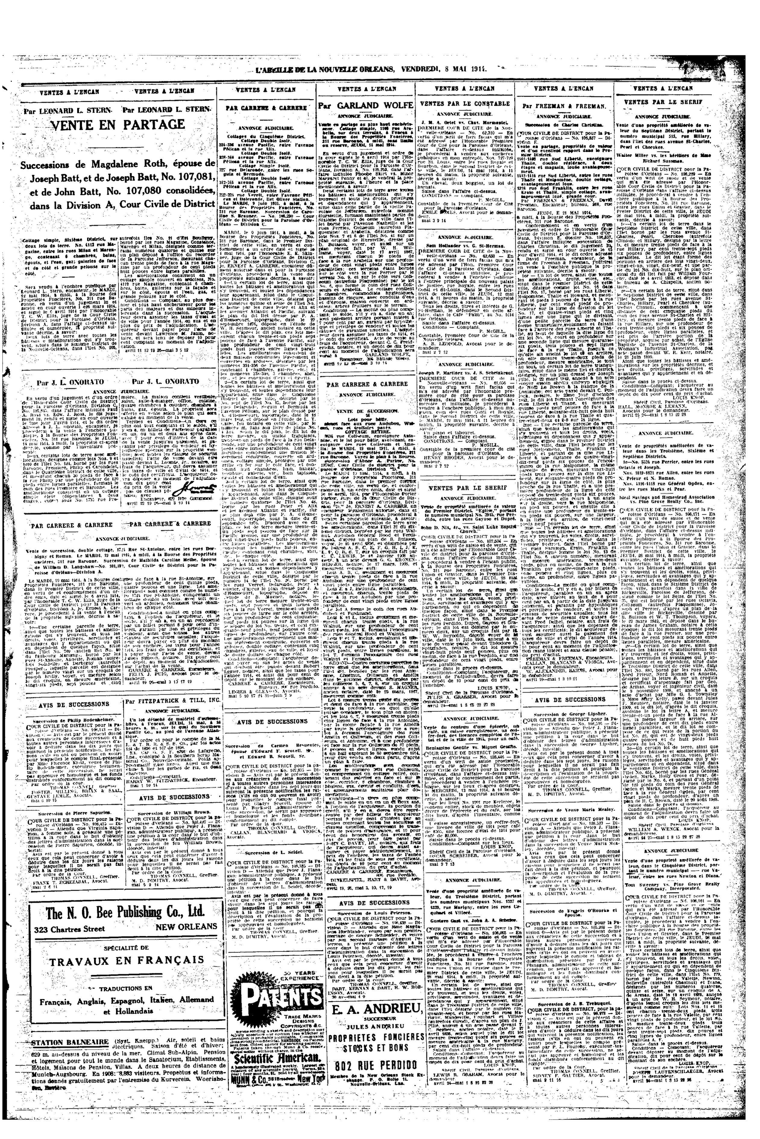 File:The New Orleans Bee 1914 May 0057.pdf - Wikimedia Commons