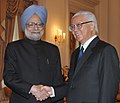 הנשיא טאן בפגישה עם ראש ממשלת הודו, מאנמוהאן סינג, 2011