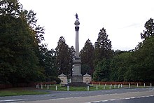The Wellington Memorial at the entrance to Stratfield Saye House. The Wellington Memorial - geograph.org.uk - 62232.jpg