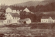 Village of Point Wolfe, c. 1915 Timberpointwolferiver w300h202.jpg