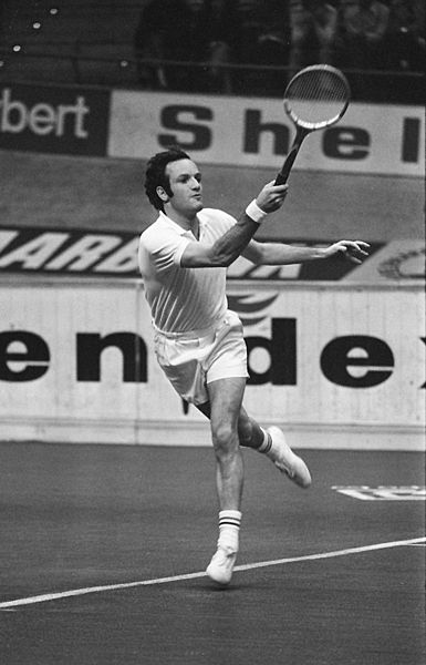 Tom Okker at the 1972 Rotterdam Indoors