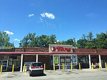 A Tops Friendly Markets store in Boston, New York in 2015, formerly a B-Kwik. Tops Boston.jpg