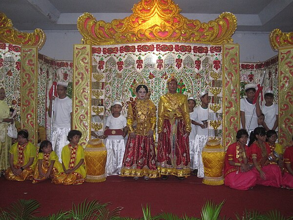 Traditional Mandar Wedding at Mandar, West Sulawesi, 2011.