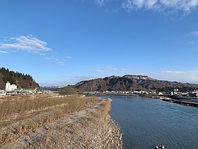 Uono River From Koide Bridge March2020.jpg