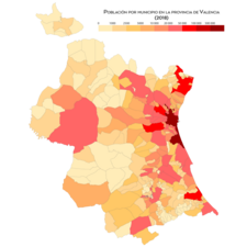 Población por municipio (2018)