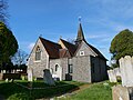 The medieval All Saints' Church in Foots Cray as seen from the northeast. ([910])