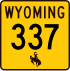 Značka Wyoming Highway 337