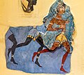 Wall painting of Captain of the blacks from Knossos - Heraklion AM