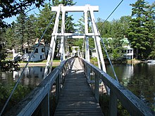 The Wanakena Footbridge over the Oswegatchie River Wanakena Footbridge.jpg