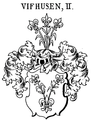 Alternatives Wappen derer von Vifhusen bei Johann Siebmacher