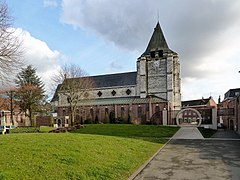 Église Saint Lambert, Wattignies, view from north-west,
