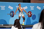 Deutsch: Gewichtheben bei den Olympischen Jugendspielen 2018; Tag 2, 10. Oktober 2018; Jungen 62 kg English: Weightlifting at the 2018 Summer Youth Olympics at 8 October 2018 – Boys' 62 kg