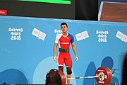 Deutsch: Gewichtheben bei den Olympischen Jugendspielen 2018; Tag 2, 10. Oktober 2018; Jungen 62 kg English: Weightlifting at the 2018 Summer Youth Olympics at 8 October 2018 – Boys' 62 kg