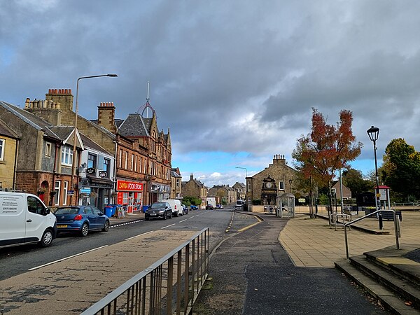 West Calder Main Street looking towards Union Square