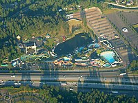 Aerial view, with the large Wave Pool visible to the right Wild Waves Theme Park - Federal Way WA.jpg