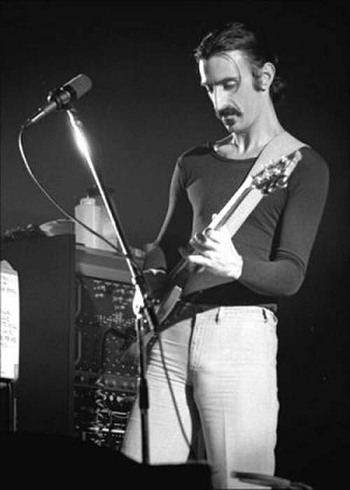 Zappa performing at Ekeberghallen in Oslo, Norway, in 1977