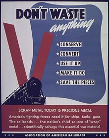Association of American Railroads WWII poster "Don't Waste Anything" - NARA - 514181.jpg