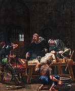 Le supplice de la marquise de Brinvilliers (The torture of the Marquise de Brinvilliers) Jean-Baptiste Cariven