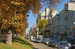 Tereshchenkovskaya straat Kiev 2012.JPG
