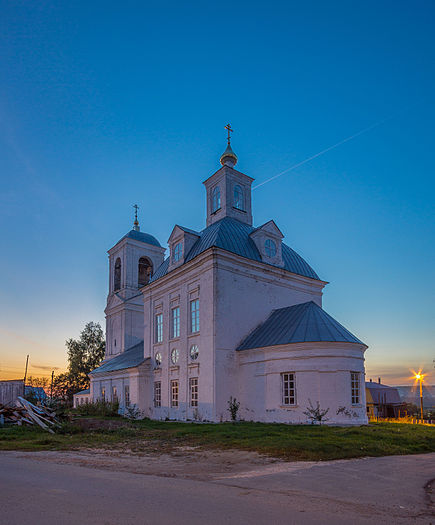 31. Церковь Спаса Преображения в Федякове, Кстовский район, Нижегородская область